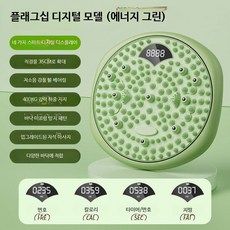 지압매트 트위스트 회전 발지압판 운동기구 다기능 자석 지압판 발마사지, 1개, H_디지털 그린 스마트 카운팅