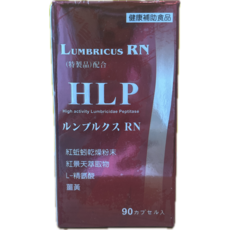 LUMBRICUS RN 隆菩順 HLP 紅蚯蚓酵素, 1個, 90顆