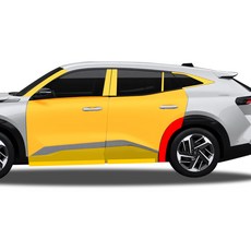 필랑트 PPF 필름 휠하우스 보호필름, 1개, 유광 PPF