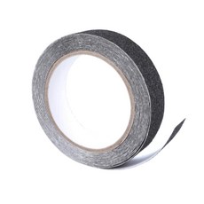 비브랜드 폭 좁은 미끄럼방지테이프 블랙 사포테이프 슬림 2.5cm, 1개