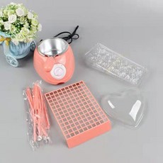 비누 초콜릿 워머 용해기 온도조절 베이킹 도구, 싱글 팟 핑크, 기본 색상