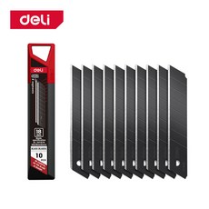 DELI 델리툴즈 커터칼날 DL-DP187H 18mm 블랙날, 단품, 단품