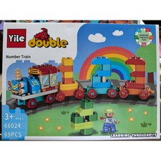 新安琪兒 益智數字積木火車，兒童早教益智玩具，數字學習積木組, 1個