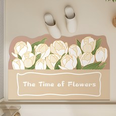 가구 규조류 흡수 속건 발매트, 1개, 파문 울김향 2