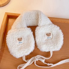 여성 귀여운 뽀글이 털 귀마개 귀덮개 귀도리 ivoryxha36ZBR
