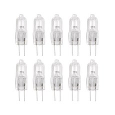 10개 G4 할로겐 램프 12V 35W 핀 램프 따뜻한 흰색, G4, 따뜻한 화이트