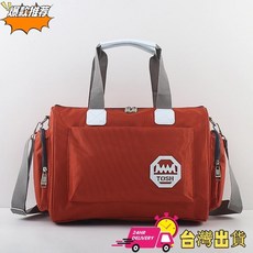 大容量韓版行李包手提旅行袋女款結實防水健身包男款可折疊運動斜挎包, 黑色 肩帶 可套拉桿,大號, 1個