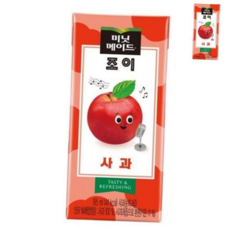 디자인문구 미닛메이드조이 사과 코카콜라 195mlx32팩, 195ml