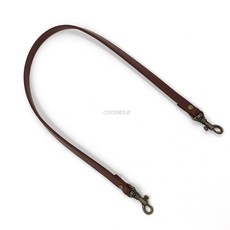 마미쏘잉/ 천연가죽 엔틱 체인줄 110cm/가방부자재 가방끈, 1개, 브라운