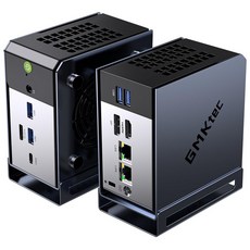 GMKtec EVO-X1 AI Mini PC AMD Ryzen AI 9 HX-370(5.1GHz 32GB LPDDR5X 7500MHz + 1TB PCIe 4.0 SSD