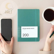 후리퀀시스타일 모눈형 업무수첩 하드커버노트 유선노트 감사노트, 라벤더