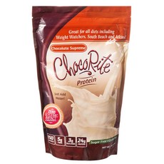 Healthsmart Foods Choco Light Protein 蛋白質補充劑 Chocolate Supreme 無糖 無麩質, 1個