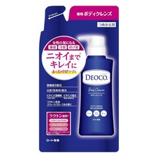 ROHTO 樂敦 Deoco白泥淨味沐浴乳補充包 甜美花香, 1個, 250ml