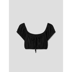 에잇세컨즈 8SECONDS 볼륨 소매 비키니 상의 블랙 32572LLY15 210189