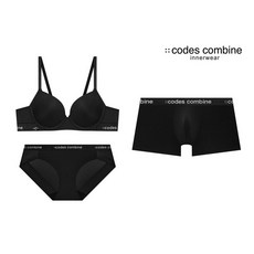 코데즈컴바인이너웨어 [코데즈컴바인 이너웨어]블랙 노와이어 커플세트(CEWBR162BK+CEWBP161BK+CEMDR161BK) 2833288