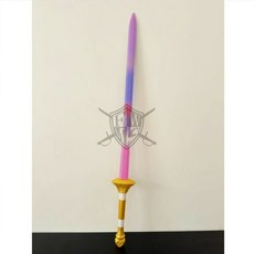 Kpop 獵魔女團COS魯米粉色劍 竹質道具武器 熱銷角色扮演配件, 1個, 鲁米粉色剑 100CM