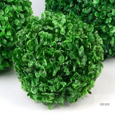 김영마켓 인조 원형 잔디볼 조화장식, 중