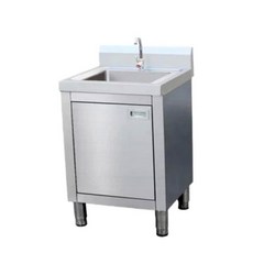 不鏽鋼單槽洗菜池，附櫃，廚房專用，60*60*80cm, 1個