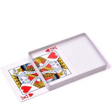 SUMAG 덱 유리 카드 옴니 아이스 바운드포커 사이즈 매직 트릭 소품 클로즈업 액세서리 기믹 사인 카드에서 상단까지, SUMAG 덱 유리 카드 옴니 덱 아이스 바운드 포커, 1개