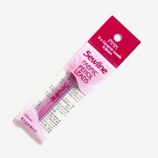 [청라핸즈] 원단용 샤프펜 리필심 0.9mm 핑크 (17-086), 1개