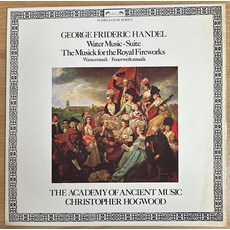중고LP) Handel - Water Music Suite(헨델/수상음악 모음곡/Christopher Hogwood 지휘) 자켓EX+/음반NM