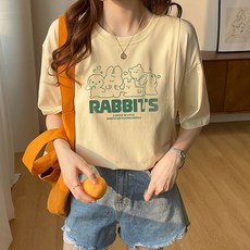 그릿업 반팔 여름 수유티셔츠 덮개형 수유외출복 수유티 박스티 루즈핏