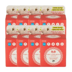 비앤비 유아 구강청결 멸균티슈 30매 유아구강청결티슈, 60g, 8개