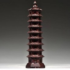 黑檀木 文昌塔 30cm, 如圖所示, 1個