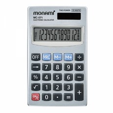 [모나미]계산기 MC-071, 1개