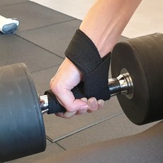 리프팅 헬스 스트랩 손목밴드 데드리프트 고중량 풀업 렛풀다운 철봉 봉운동 스트랩, 1세트, 블랙(검정색)