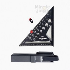 삼각자 18cm 45도 휴대용 인테리어 목공 현장 각도기, 02_ 삼각자보조클립_SK-RSCLIP