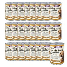 베게브랜드 반려견 원형 캔, 양고기맛, 400g, 24개