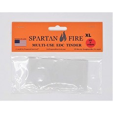 Go Prepared Survival Spartan Fire XL EDC Tinder, 단일구성
