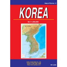 MAP OF KOREA(영문지도), 성지문화사, 편집부