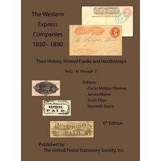 (英文圖書)The Western Express Companies 1850-1890 Vol 2 精裝版, United Postal Stationery So..., 英文