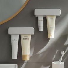 폼클렌징 받침대 벽면 구강청결 치약 보관대 접착식 홀더 3구 41778PC 1(ea), 1개