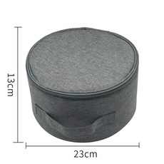 드럼 케이스 스네어백 드러머 보관가방 휴대용, 1개, 그레이 23x13CM 전신방수 8인치