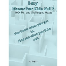 Easy Mazes For Kids Vol 7: 100+ Fun and Challenging Mazes Hardcover, Smart Draw America, English, 9781801763288