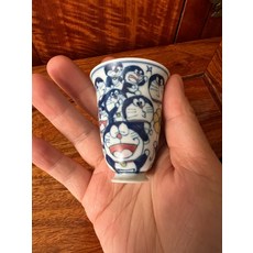 景德鎮 叮噹貓聞香杯 手工手繪多啦A夢主人杯, 如圖所示, 1個