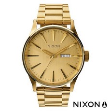 NIXON Sentry SS系列 金色腕錶