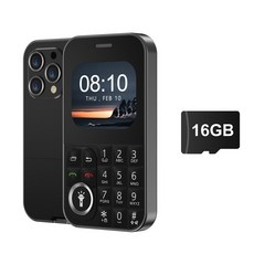 SERVO V9 기능 휴대폰 듀얼 SIM 대기 MP3 MP4 FM 라디오 토치 스피드 다이, bla N 16GB TF card