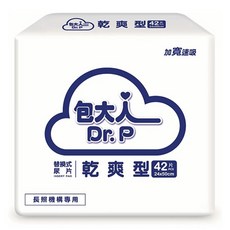 Dr. P 包大人 乾爽型替換式尿片 加寬速吸, FREE(onesize), 1箱, 336片