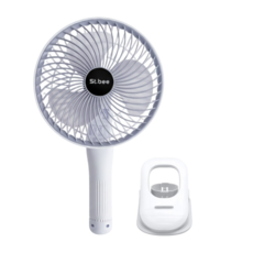 부드러운바람 빅팬 핸디 선풍기 접이식 유모차, 화이트, ST-FS70