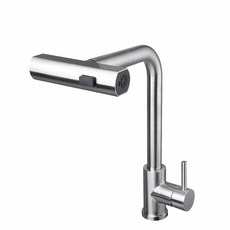 비반트 DOT 주방 싱크대 수전 3WAY 폭포수 TA252(MS) 무광니켈, 1개