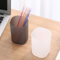 심플 연필꽂이 볼펜꽂이 연필통 필기구 정리함 펜꽂이, 화이트CM001651, 1pcs