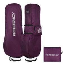 리젠시 텐트소재 3in1 경량 골프백 항공커버 파우치 일체형 일본 미국 영국 아마존 베스트셀러, 퍼플