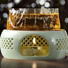 원형 공기순환 민드 도자기 티라이트홀더 촛불워머 차워머 촛불받침 티라이트캔들