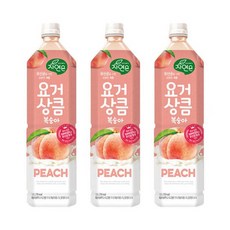 제트스카이 웅진 요거상큼 복숭아, 1.5L, 12개