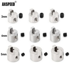 AXSP 10PCS RC 4MM 샤프트 보트 5MM 액세서리 모델 목발 드라이브, 5pcs 4mm, 1개