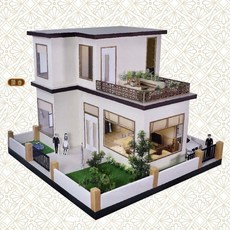 王冠園藝 紙紮屋別墅款 紙紮用品 全台運送, 1個